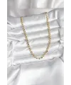 ietaks™ 14K Gold Renk Kaplama Zincir Model CM Kadın Kolye