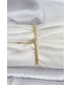 ietaks™ 14K Gold Renk Kaplama Zincir Model Kadın CM Bileklik