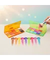 15 Renkli Sedefli Mat Far Paleti - 2li Set