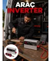 1500w Araç İnvertörü Elektronik Cihazlar İçin Yüksek Verimli Güç Dönüştürme Sistemi