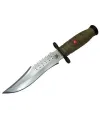 1522 Haki Komando Bıçağı 30cm - Tırtıklı Sırt, Kılıflı