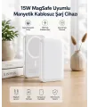 15w Magsafe Uyumlu Manyetik Kablosuz Powerbank 5000 Mah