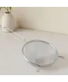 16 cm Metal Saplı Tel Süzgeç (Kulaklı)