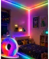 16 Milyon Renk Rgb Neon Şerit Led İç Ve Dış Mekan Dekor Işığı