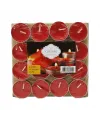 16 Parça  Kırmızı Tea Light Yuvarlak Mum