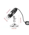 1600x Usb Dijital Mikroskop Kamera Endoskop 8led Büyüteç Metal Standı