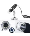 1600x Usb Dijital Mikroskop Kamera Endoskop 8led Büyüteç Metal Standı