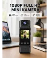 180 Derece Dönebilen Mini Kamera Full Hd Tft Ekran Hareket Sensörlü (kopya)