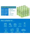 1800 Mah 1.2v Aa Ni-mh Şarj Edilebilir Pil 12 Adet