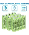1800 Mah 1.2v Aa Ni-mh Şarj Edilebilir Pil 12 Adet