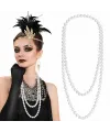 1920 Gatsby İnci Kolye – Vintage Uzun Beyaz İnci Kolye