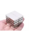 2 adet 40x20x5mm Neodyum Magnet Güçlü N35 Mıknatıs Köşeli Nikel Kaplama