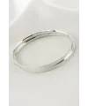 2 Adet Ajda Lüks Çelik Bilezik 60*4 mm