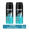 2 Adet Axe Ice Chill Erkek Deodorant Sprey 150 ml