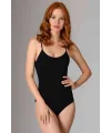 2 Adet İp Askılı Kadın Çıtçıtlı Body Siyah