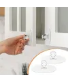 2 Adet Kristal Kendiliğinden Güçlü Yapışkanlı Kulp Askısı Tutma Kolu