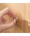2 Adet Kristal Kendiliğinden Güçlü Yapışkanlı Kulp Askısı Tutma Kolu