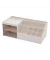 2 Çekmeceli + 12 Bölmeli  Plastik Makyaj - Takı Organizer 12x24cm-- Y: 4-6-7-8-9cm