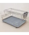 2 Katlı Metal Tabaklık - Mutfak Kurutma Rafı