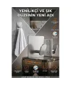 2li Banyo ve Mutfak Askı Seti - SUS304 Lazer Kesim Çelik  Ultra Güçlü Yapışkanlı Askı 723140