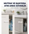 2li Dolap Ve Çekmece Güvenlik Kilidi Seti