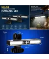 2li Mandallı LED Solar Lamba - 36 LED - Hareket Sensörlü - 3 Modlu