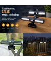 2li Mandallı LED Solar Lamba - 36 LED - Hareket Sensörlü - 3 Modlu