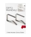 2li Masa Örtüsü Klipsi - Metal Masa Kelepçesi Masa Örtüsü Sabitleyici  722498