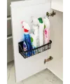 2 Li Plastik Yapışkanlı Askılı Mutfak- Banyo Rafı Düzenleyici Duş Şampuanlık