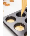 2li Set Muffin Kalıbı 12li Fırın Mini Kek Browni Kekstra Kalıbı Cupcake  Ülü