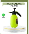 2 Litre Pompalı Püskürtücü Bakır Nozullu Ayarlı Sprey Temizlik Ve Bahçe