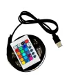 2 Metre Kumandalı Usb Led Şerit Işık – Renk Ayarlı Dekoratif Ortam Ve Ambiyans Aydınlatması