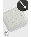 2 mm Top Gümüş Hızma 36 Adet