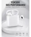 2. Nesil Bluetooth Android Ve İos Uyumlu Kablosuz Kulaklık Çağrı Cevaplama