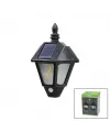 2 Pcs  Solar - Güneş Enerjili Duvar Lambası Cob Led Sensörlü= 3 Mod Fonksiyon Bahçe-balkon-sokak Pt-2981