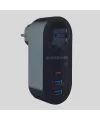 2 Usb,1 Type-c Girişli 1'li Çocuk Korumalı,ısıya Karşı Dayanıklı 2500watt Termal Akım Korumalı Priz