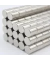 20 Adet 4x4 mm Yuvarlak Neodyum Mıknatıs N35 Güçlü Magnet Nikel Kaplama