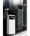 20.000 Mah Led Işıklı Lcd Ekran Usb Girişli Type-c Lightning Powerbank
