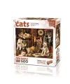 20090 PUZZLE 500 CATS İN THE LİBRARY