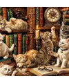 20090 PUZZLE 500 CATS İN THE LİBRARY