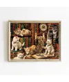 20090 PUZZLE 500 CATS İN THE LİBRARY