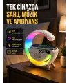2025 Model 15w Kablosuz Şarjlı Renkli Atmosfer Lambası