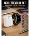 2025 Model Akıllı Saat Ve 2.nesil Tws Bluetooth Kulaklık Anc Özelliği Amoled Ekran