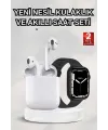 2025 Model Akıllı Saat Ve 2.nesil Tws Bluetooth Kulaklık Anc Özelliği Amoled Ekran