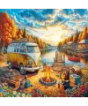 20810 PUZZLE 1000 VOS VOS CAMP FİRE ST SUNSET