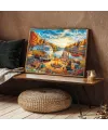 20810 PUZZLE 1000 VOS VOS CAMP FİRE ST SUNSET
