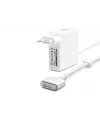 20V 4.25A 85W Laptop Adaptörü - T Tip - Apple Macbook Uyumlu - Beyaz HD795