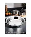 21 cm 4 LÜ Tabak Seti Paslanmaz Çelik B.Caprio Design 719554