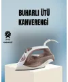 2200 Watt Buharlı Ütü Kahverengi Seramik Taban Şok Buharlı