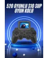 2.4 İnç Ekran 520 Oyunlu Retro Temalı Kablosuz Oyun Kolu El Atarisi